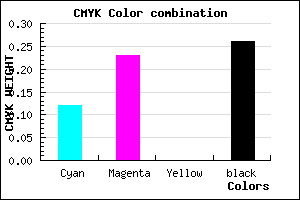 #A791BD color CMYK mixer
