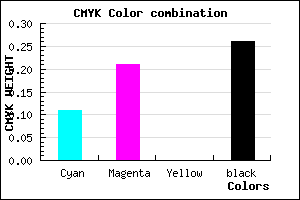 #A794BC color CMYK mixer