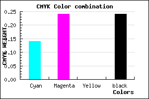 #A794C2 color CMYK mixer