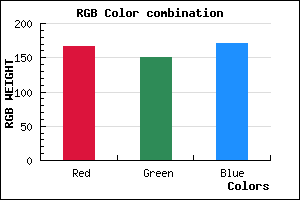 rgb background color #A797AB mixer