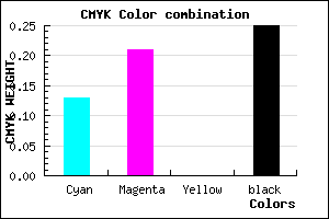 #A797BF color CMYK mixer