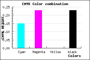 #A797C5 color CMYK mixer