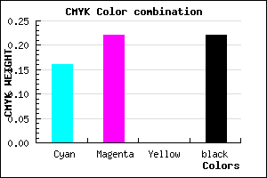 #A79BC7 color CMYK mixer