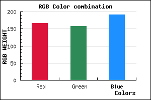 rgb background color #A79DBF mixer