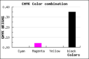 #A7A1A7 color CMYK mixer