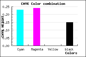 #A7A5D9 color CMYK mixer