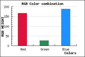 rgb background color #A71ABC mixer
