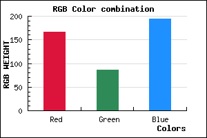 rgb background color #A756C2 mixer