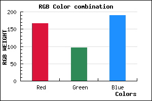 rgb background color #A760BE mixer