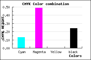 #A763C1 color CMYK mixer