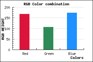 rgb background color #A86AAE mixer
