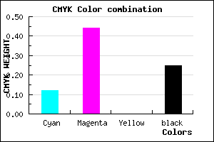 #A86BBF color CMYK mixer