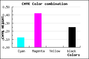 #A86EBE color CMYK mixer