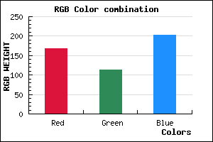 rgb background color #A872CA mixer