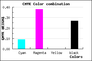 #A873B9 color CMYK mixer