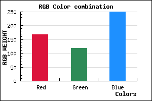 rgb background color #A876FA mixer