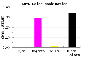 #A877A6 color CMYK mixer