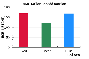 rgb background color #A877A6 mixer