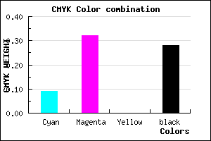 #A87EB8 color CMYK mixer