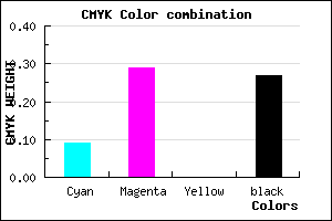 #A883B9 color CMYK mixer