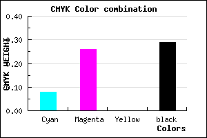 #A886B6 color CMYK mixer