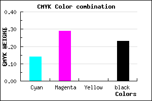 #A88CC4 color CMYK mixer