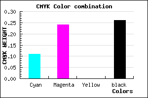 #A88EBC color CMYK mixer