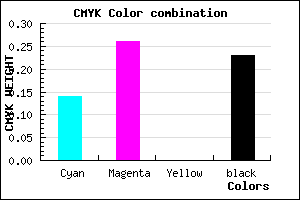 #A892C4 color CMYK mixer