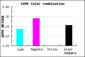 #A892CA color CMYK mixer