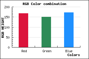 rgb background color #A896AC mixer