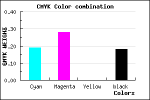 #A896D0 color CMYK mixer