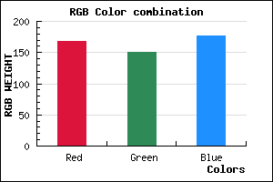 rgb background color #A897B1 mixer
