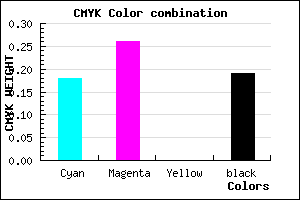 #A898CE color CMYK mixer