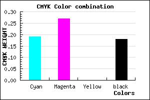 #A898D0 color CMYK mixer