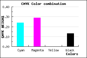 #A89DDD color CMYK mixer
