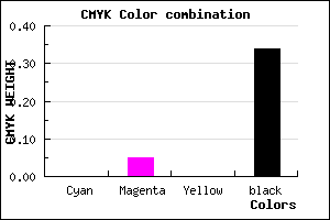 #A8A0A8 color CMYK mixer