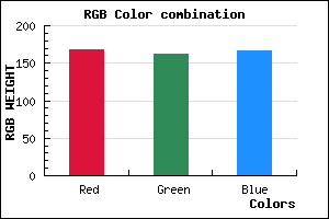 rgb background color #A8A2A6 mixer