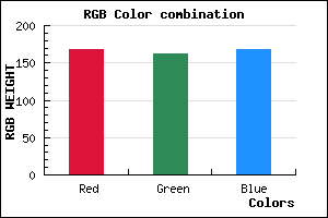 rgb background color #A8A2A8 mixer