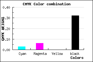 #A8A3AD color CMYK mixer