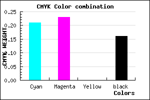 #A8A4D6 color CMYK mixer