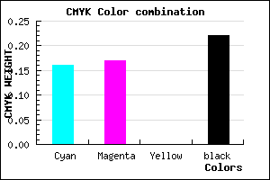 #A8A6C8 color CMYK mixer