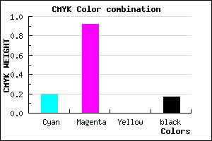 #A811D3 color CMYK mixer