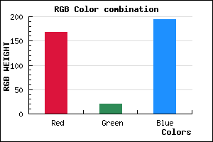 rgb background color #A814C2 mixer