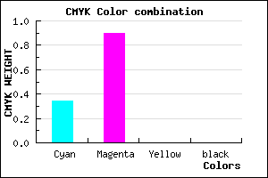 #A819FF color CMYK mixer