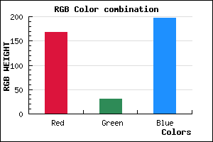 rgb background color #A81FC5 mixer