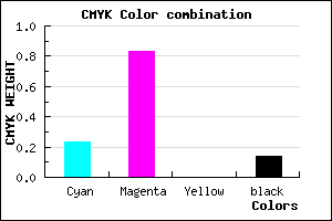 #A825DB color CMYK mixer