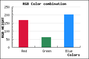 rgb background color #A83ECA mixer