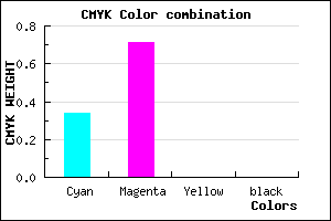#A849FF color CMYK mixer