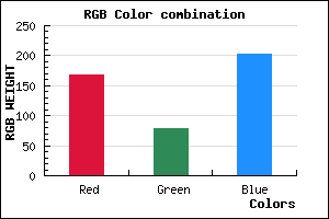 rgb background color #A84ECA mixer