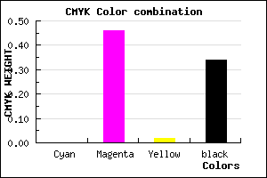 #A85AA5 color CMYK mixer